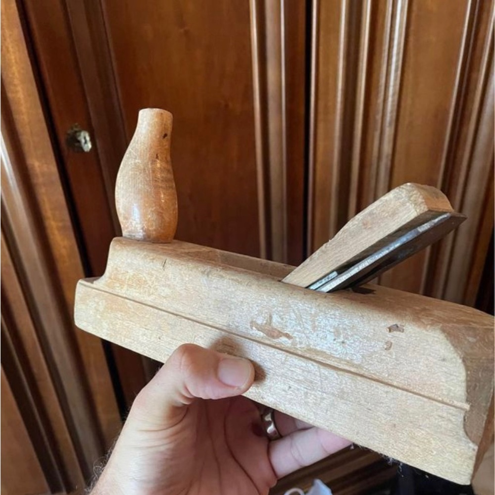 vintage carpenter tool from Sicily. 
Hand made